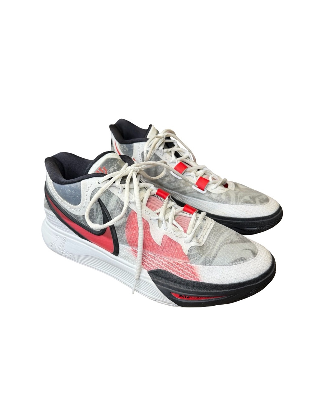 🏀 Nike Kyrie 8 Basketball Shoes White University Red Men’s Size 13 🏀